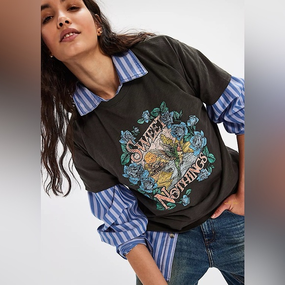 NEW Spell Sweet Nothing Biker Tee - Picture 11 of 13